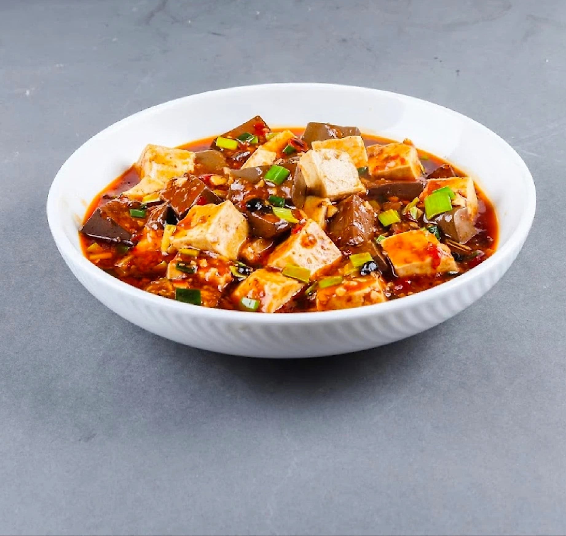 麻婆豆腐烧海参 · Mapo Tofu with Braised Sea Cucumber